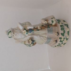 Vtg. Musical Old World Santa Figurine  11 Inches Tall